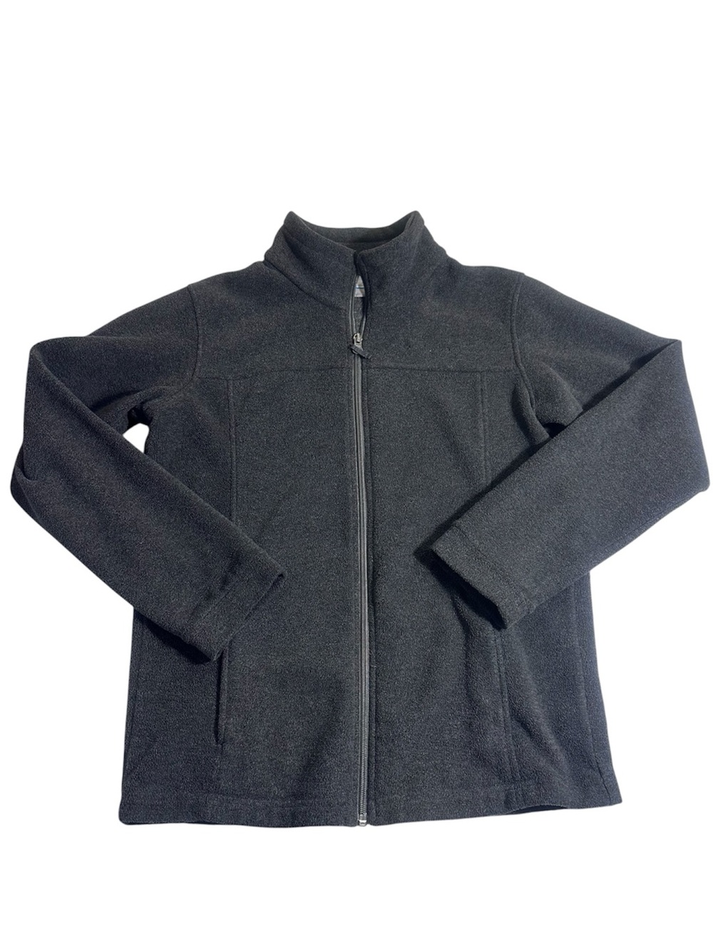 Columbia gray fleece jacket boys large 14/16
